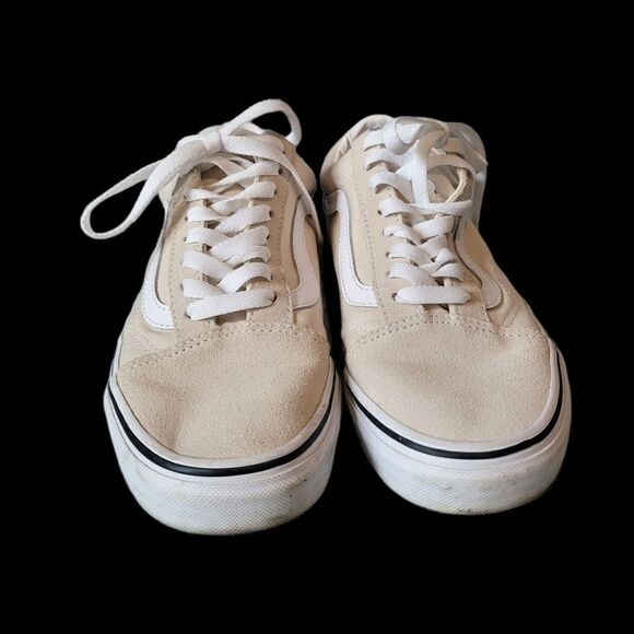 Vans Cream And White Sneaker - Picture 1 of 5